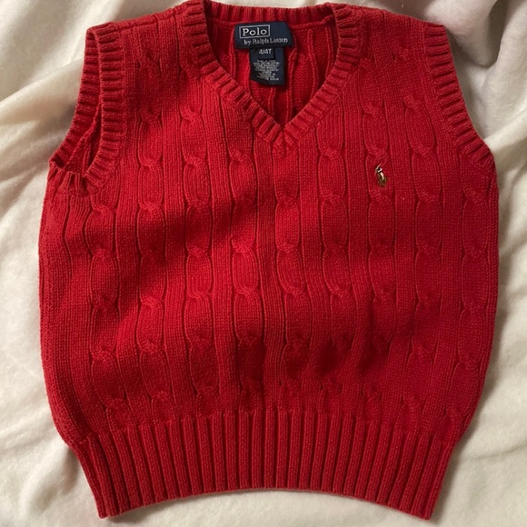 Polo Ralph Lauren Other - Ralph Lauren Red Vest for Boys Toddler age 4